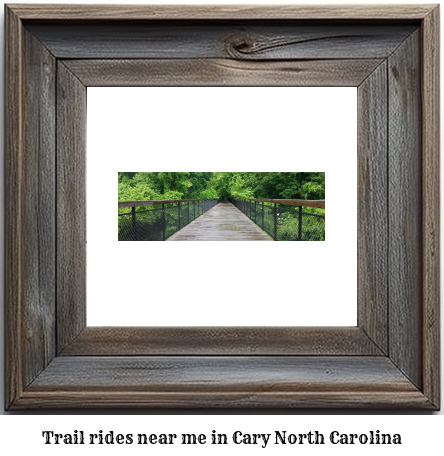 trail rides near me in Cary, North Carolina